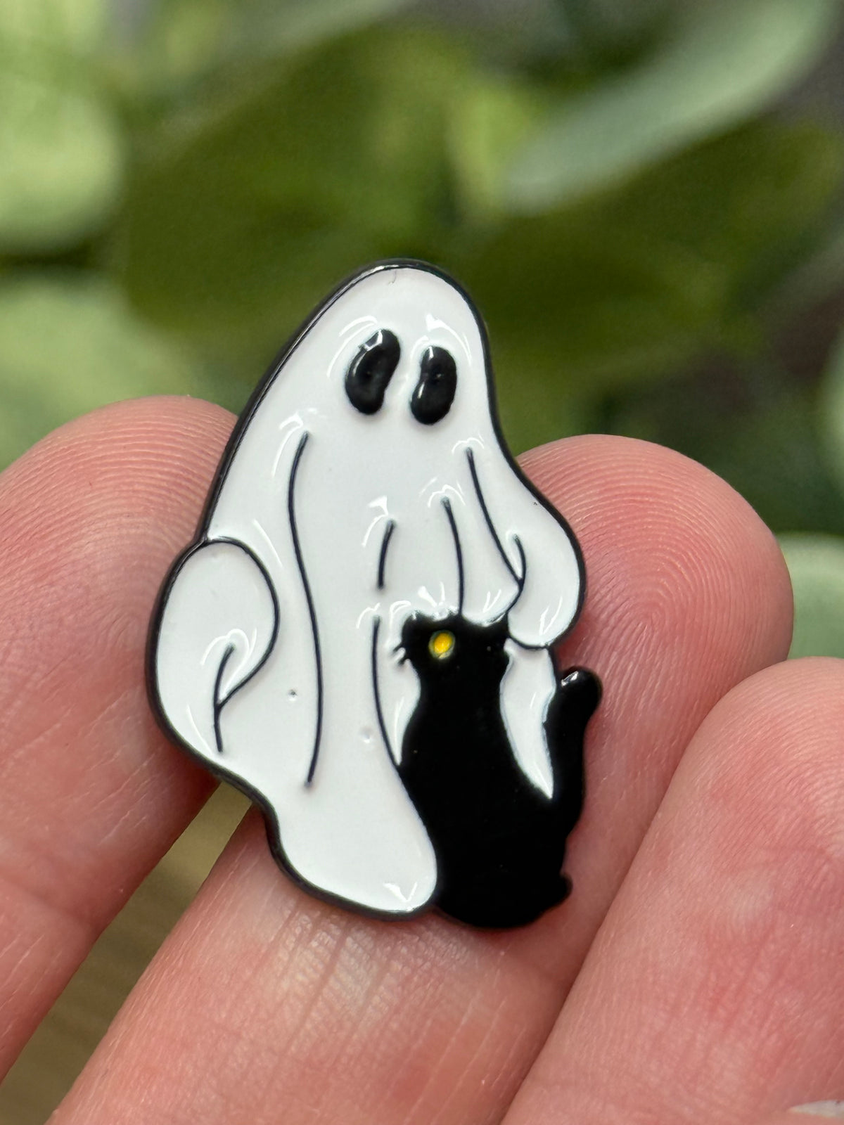 Ghost and Cat Pin - Multiple Designs
