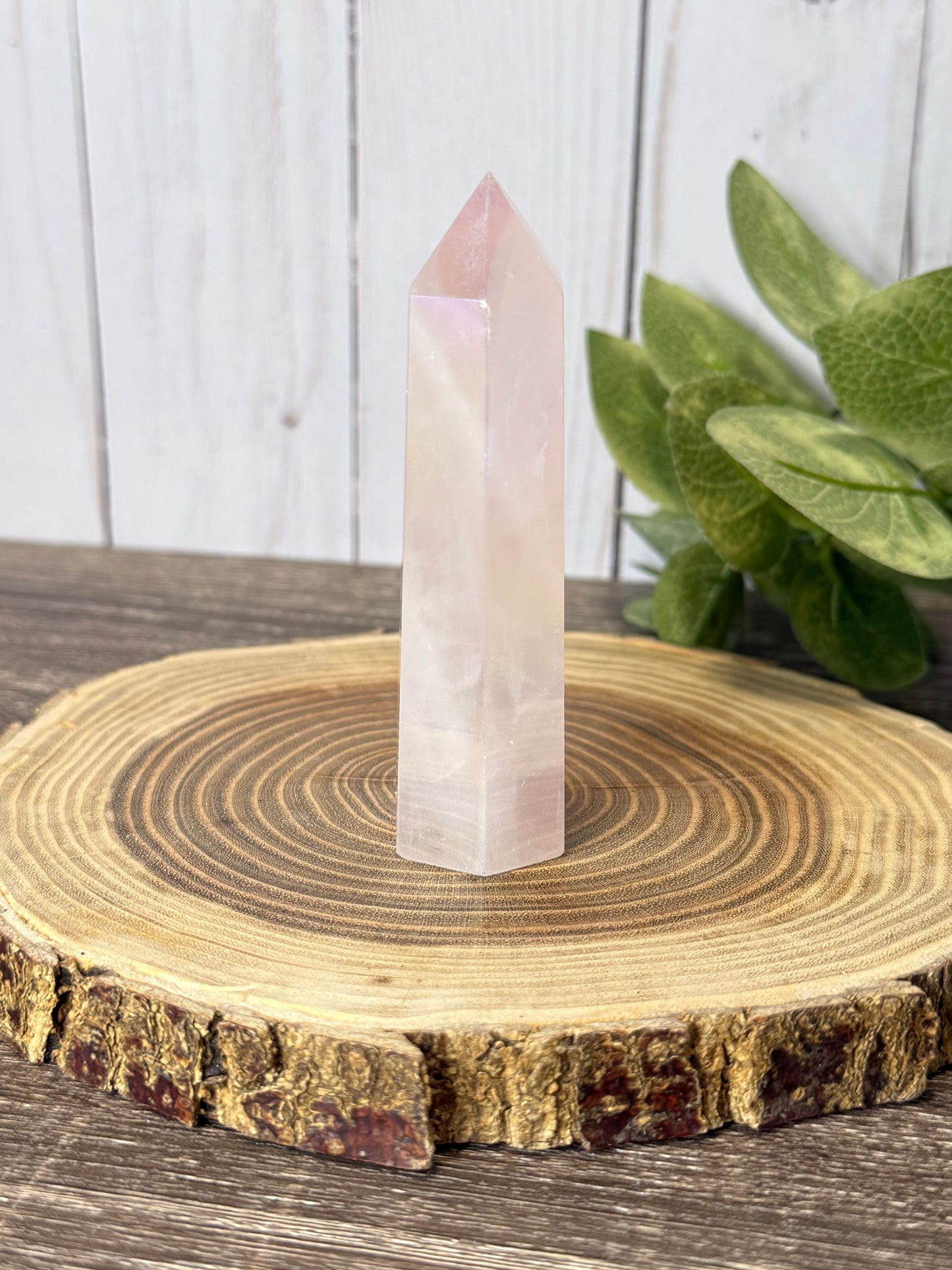 Aura Rose Quartz Towers