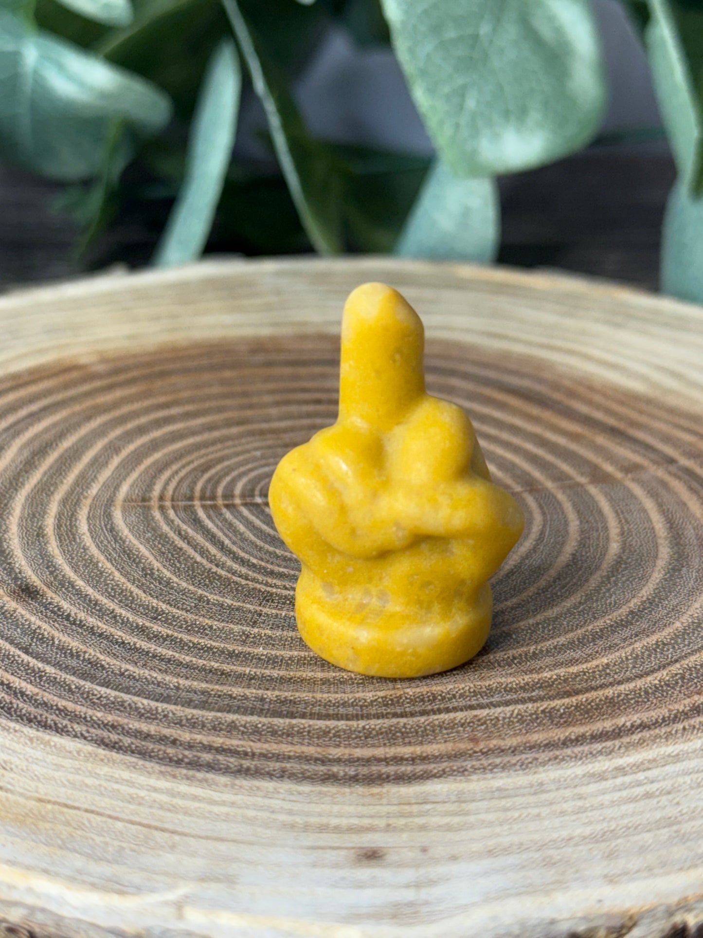 Middle Finger Up - Carving