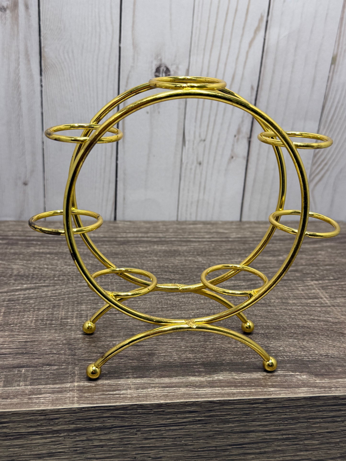 Multi Metal 7 Sphere Circular Holder