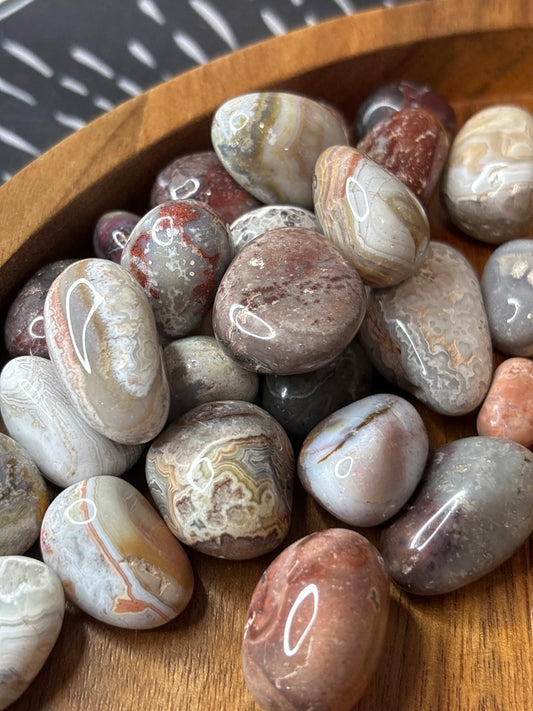 Crazy Lace Agate Tumbles