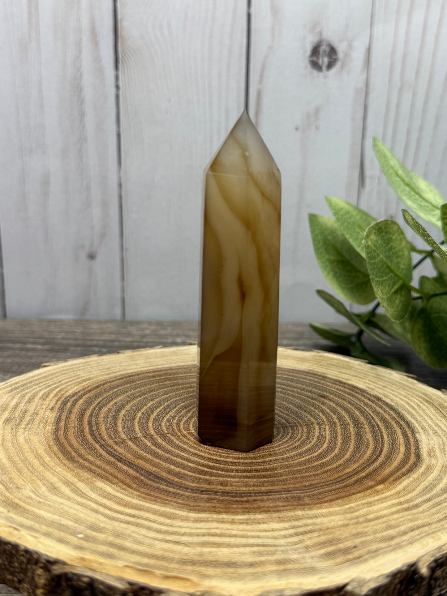 Chocolate Calcite Tower