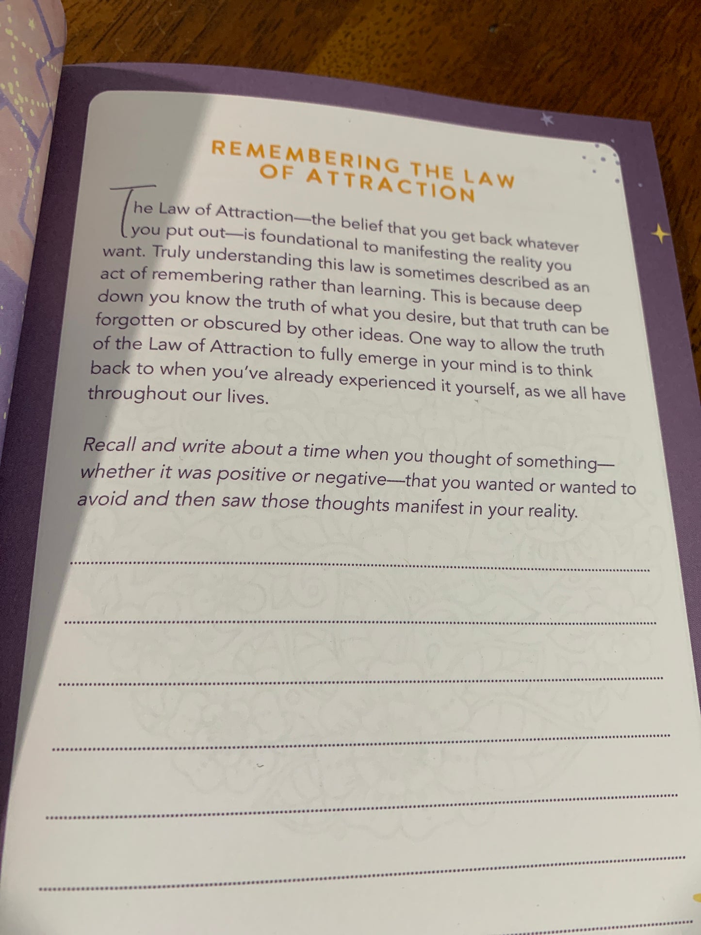 Positive Manifestation Journal