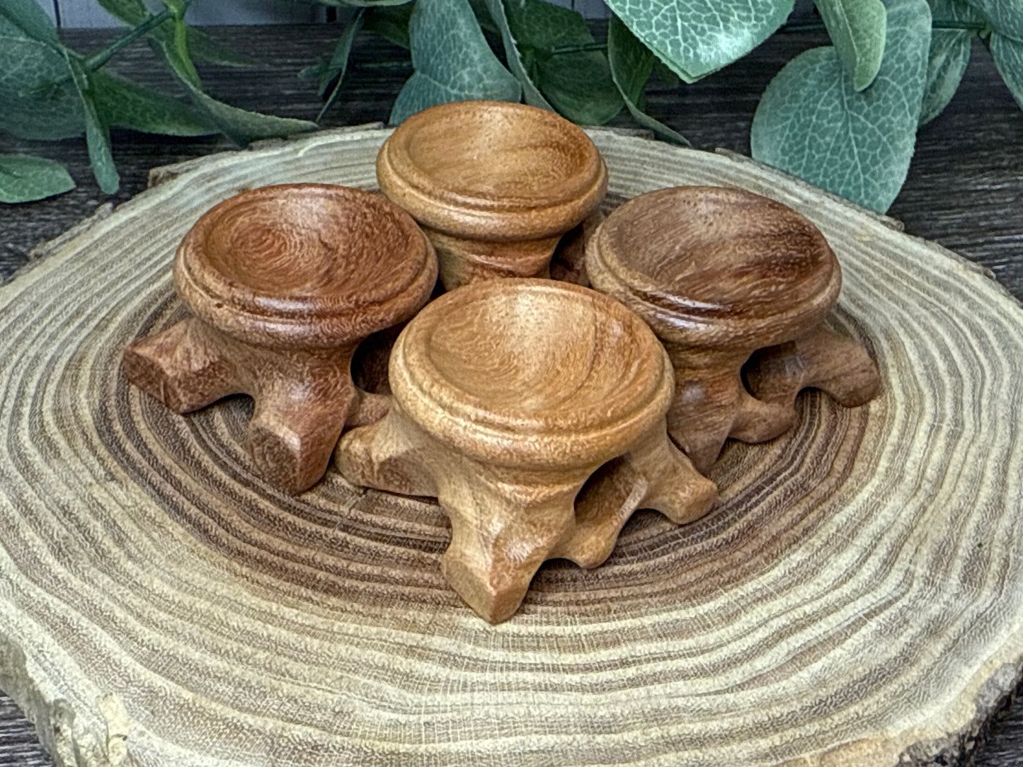 Wooden Sphere Stands