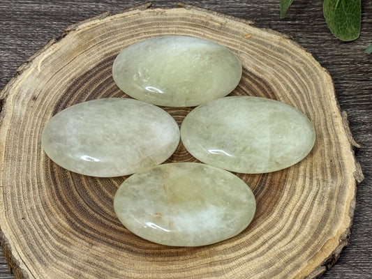 Lemon Citrine Palm Stones