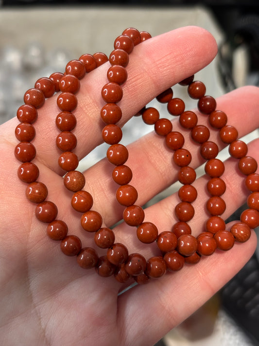 Red Jasper - Bracelet 6 mm