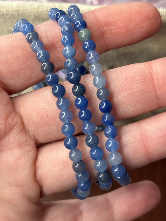 Blue Aventurine - Bracelet 4 mm