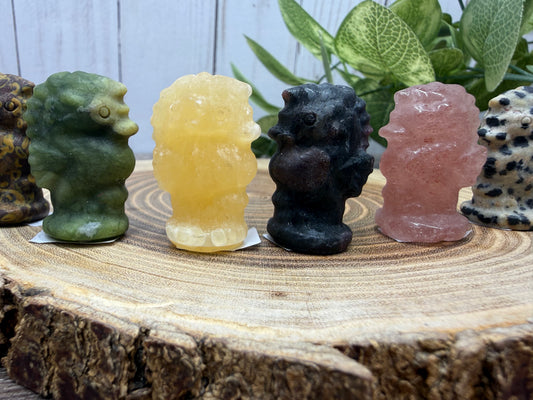 Sea Horse Crystal Carvings - Small
