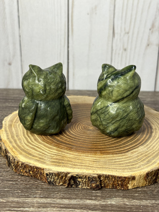 Owl - Green Jade