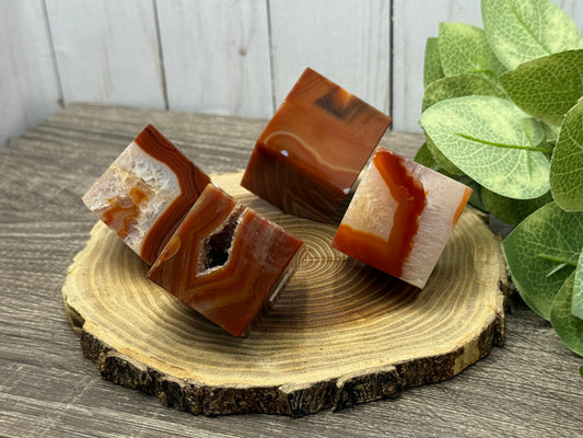Carnelian Squares / Cubes