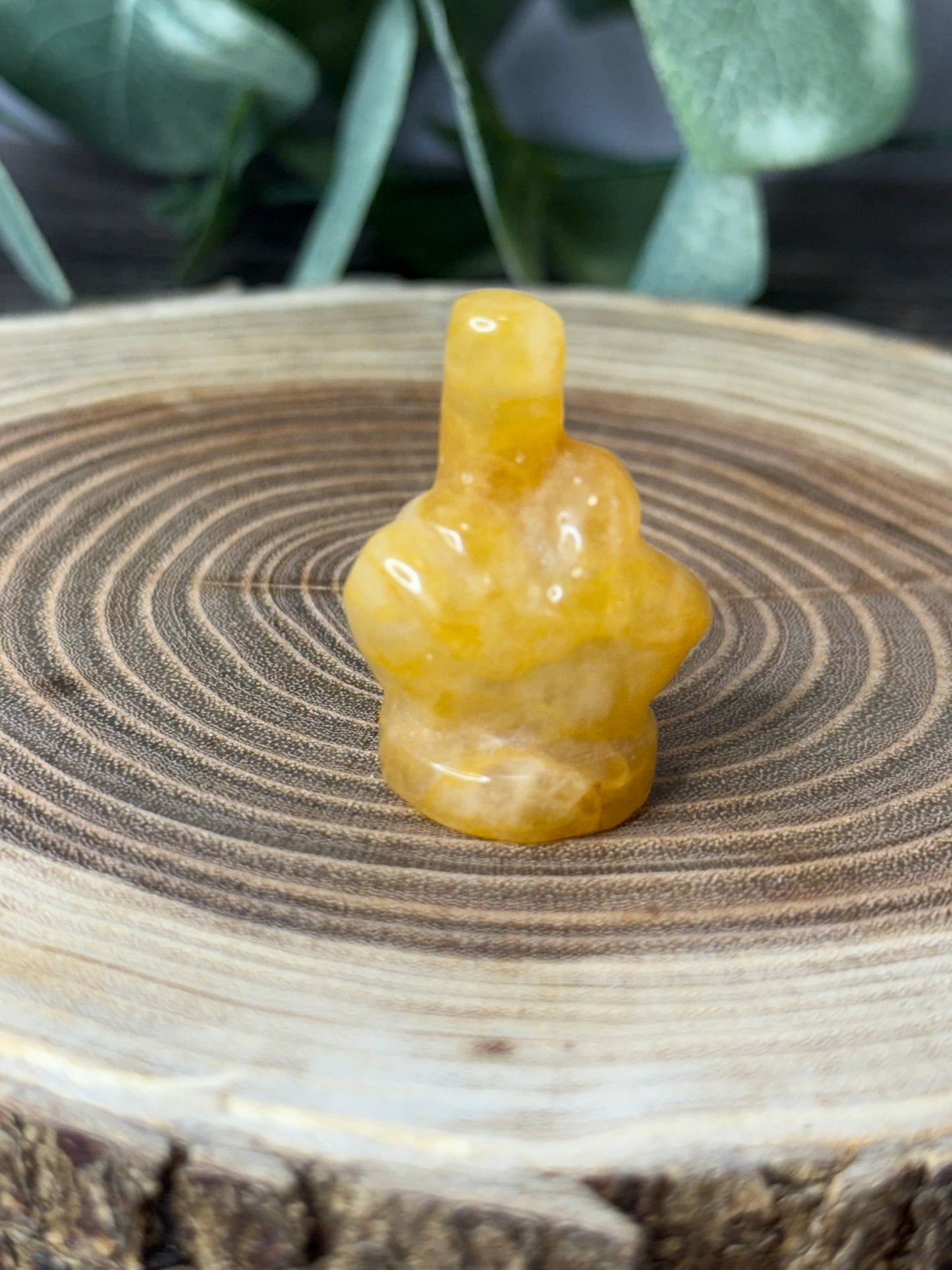Middle Finger Up - Carving