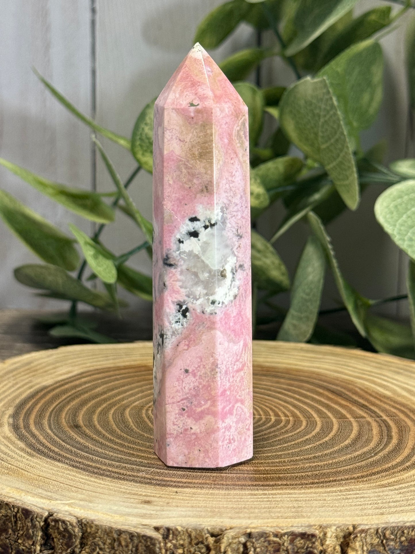 Pink Rhodonite Towers