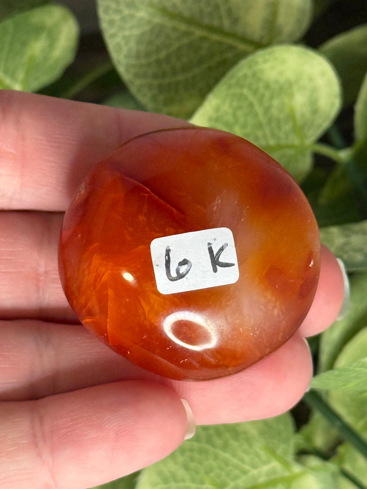Carnelian Palm Stones