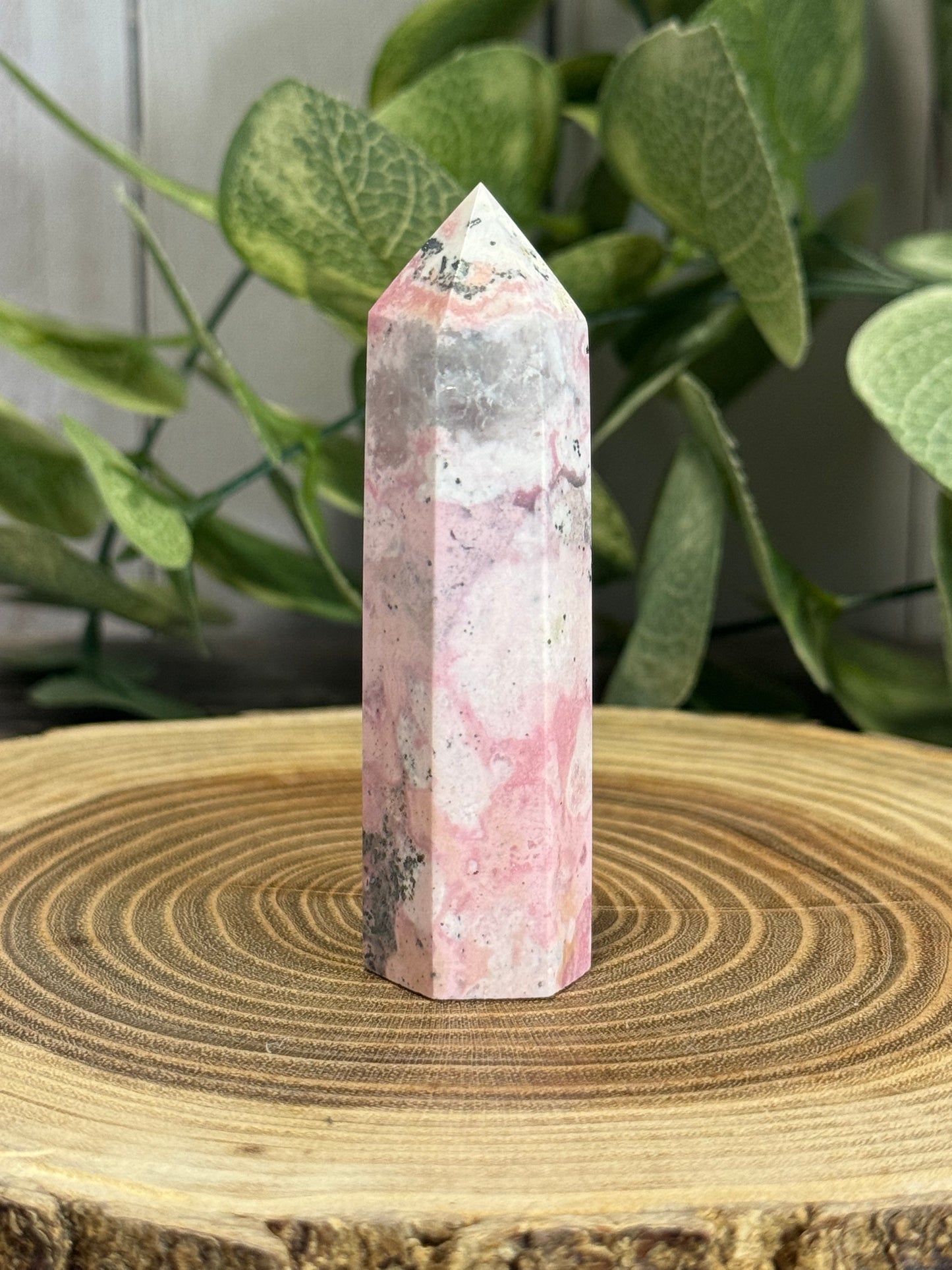 Pink Rhodonite Towers