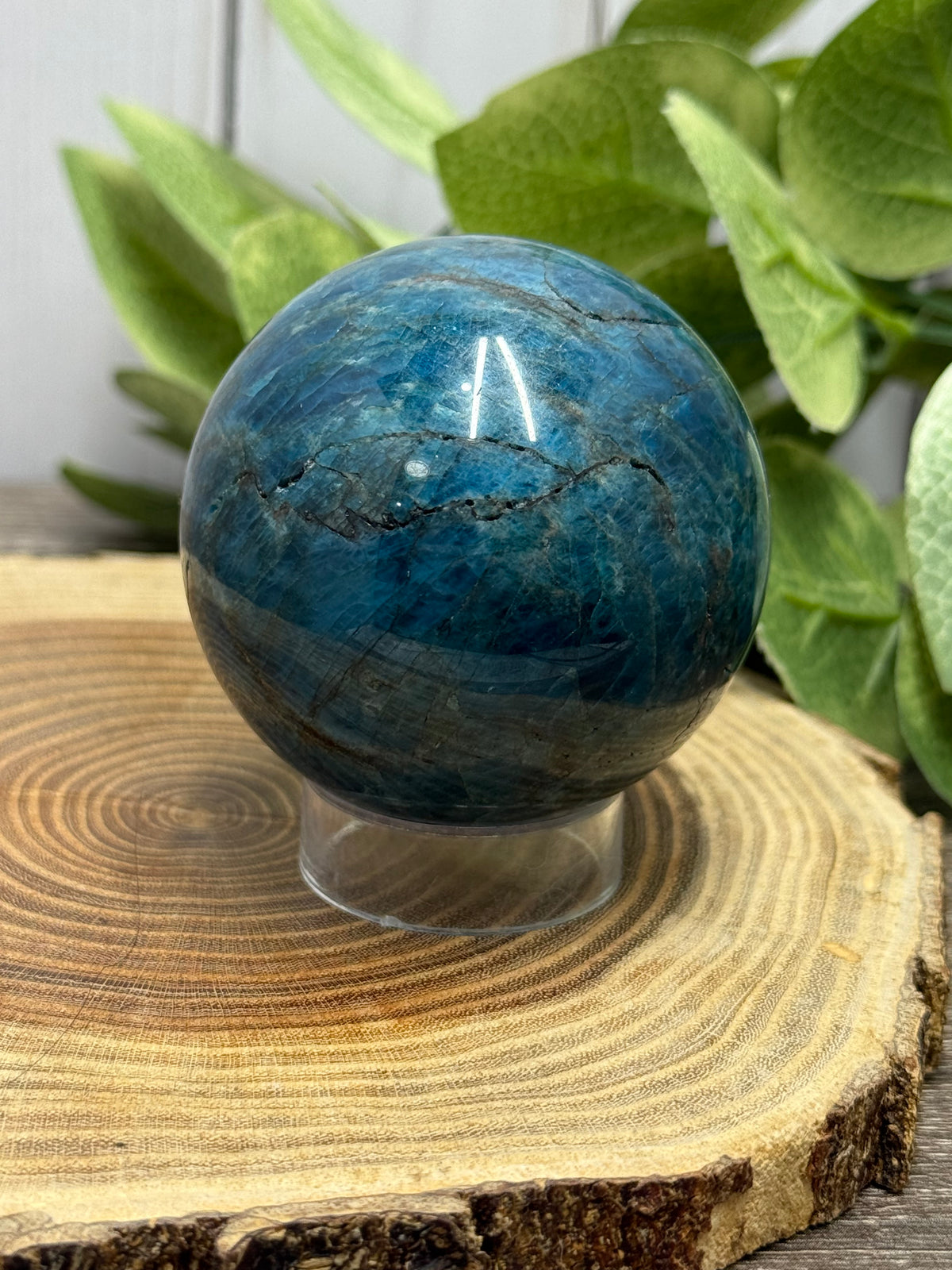 Blue Apatite Spheres