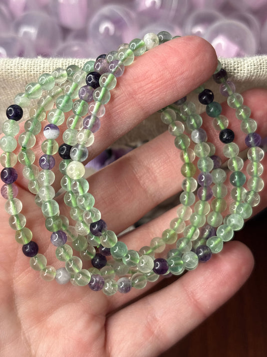 Fluorite - Bracelet 4 mm