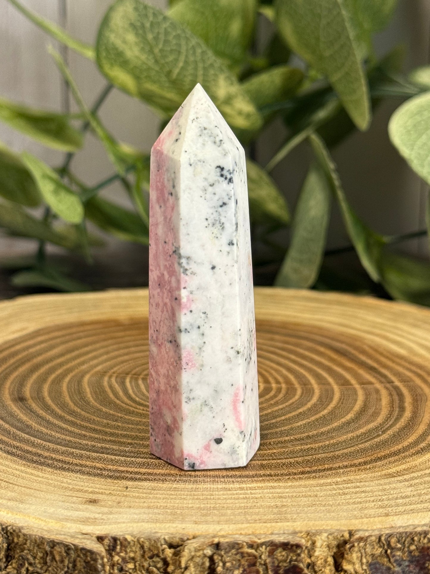 Pink Rhodonite Towers