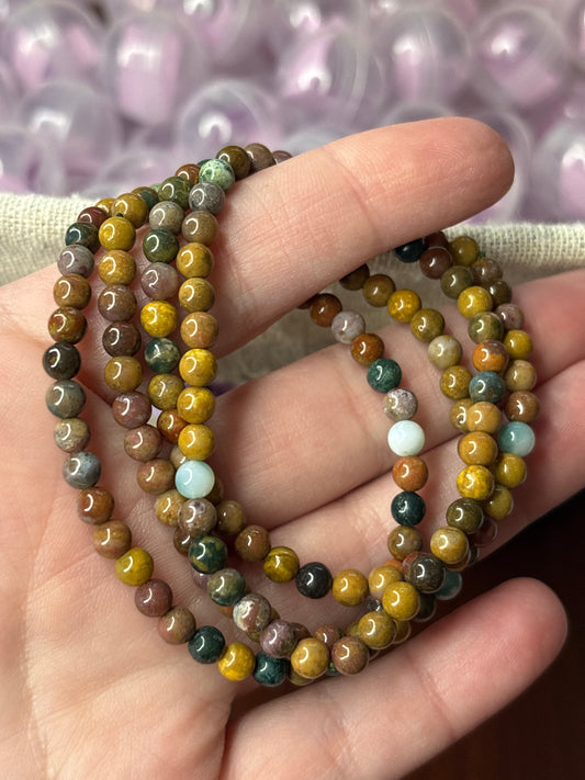 Ocean Jasper - Bracelet 4 mm
