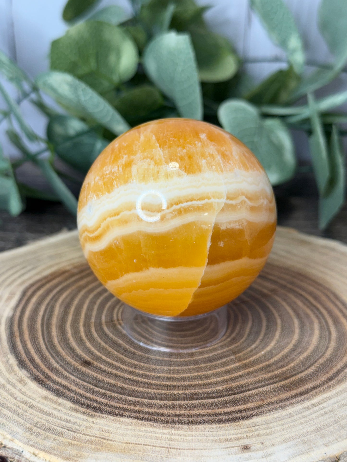 Orange Calcite Spheres
