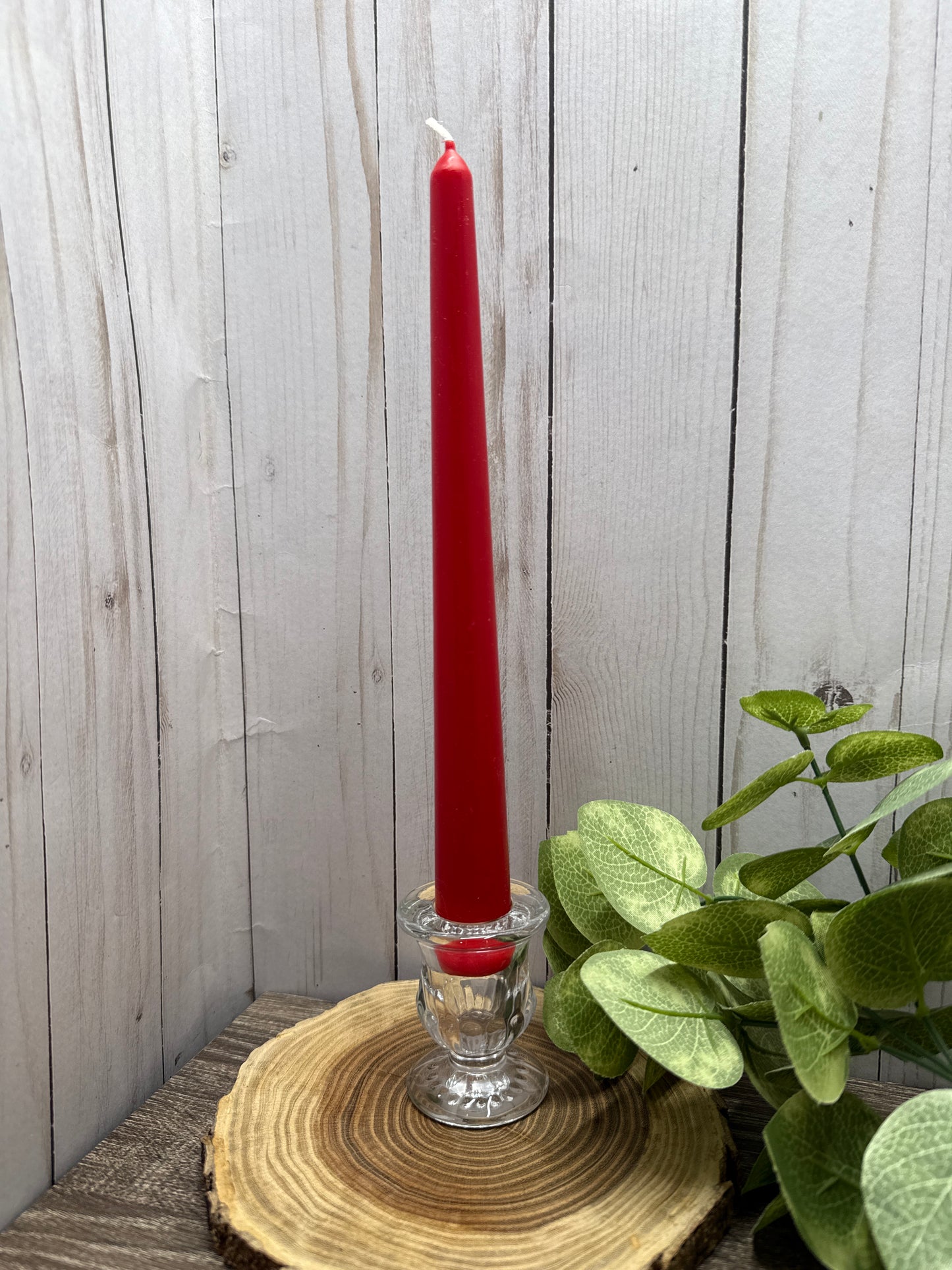 Large Tapered Candles - Red
