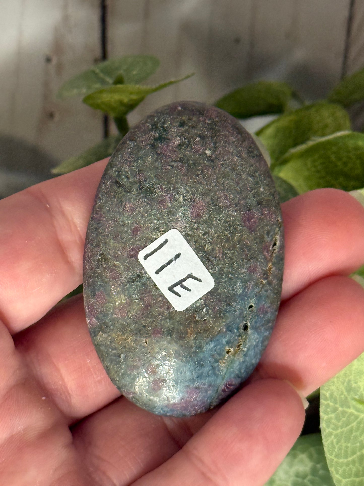 Ruby & Fuchsite Palm Stones