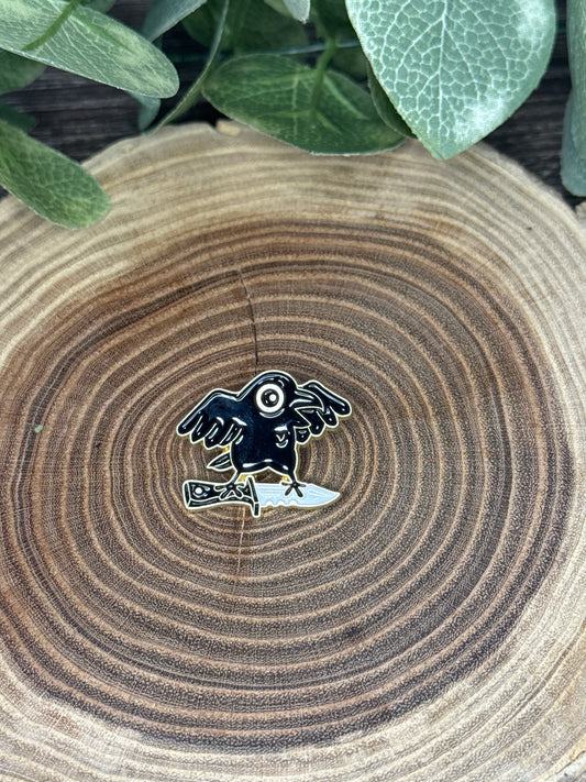 Bird with Dagger Pin