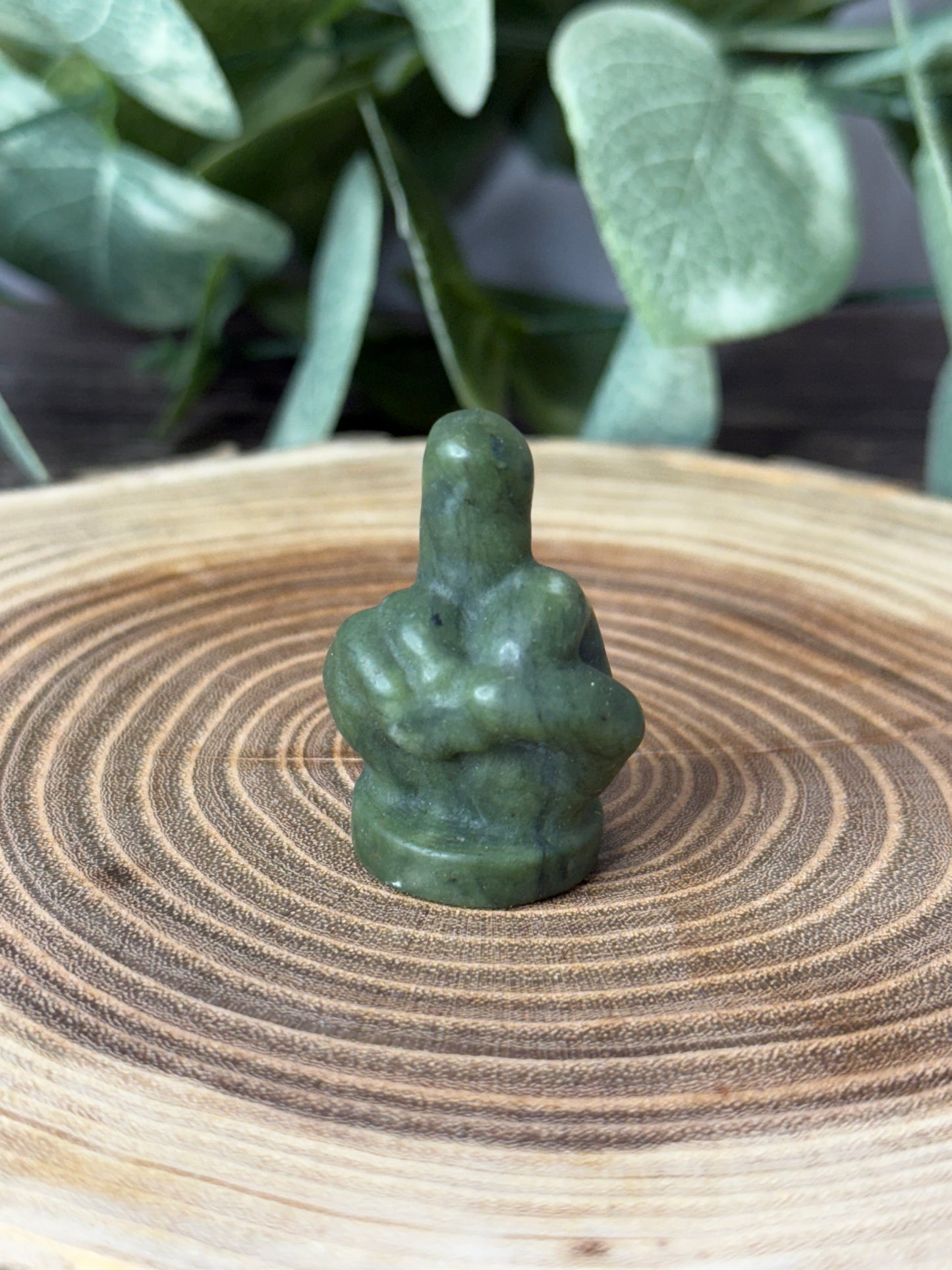 Middle Finger Up - Carving