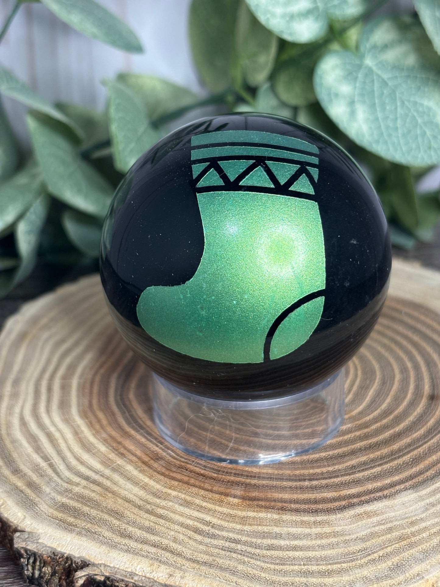 Obsidian Spheres - Christmas/Yule