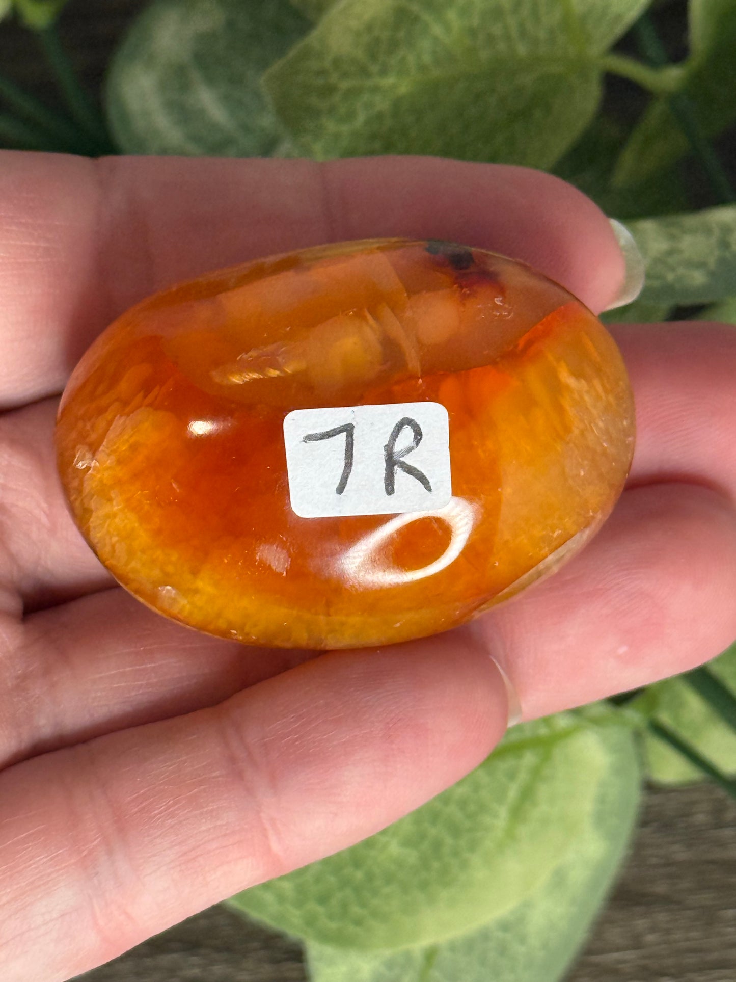 Carnelian Palm Stones
