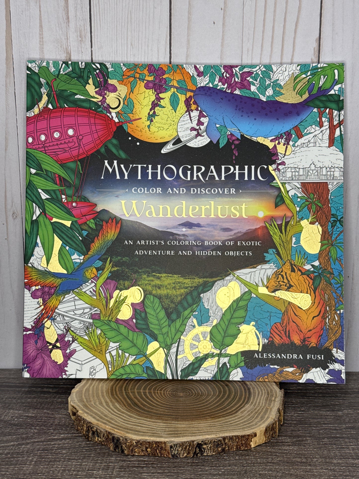 Mythographic Color and Discover Wanderlust An Artist's Coloring Book of exotic adventure hidden objects