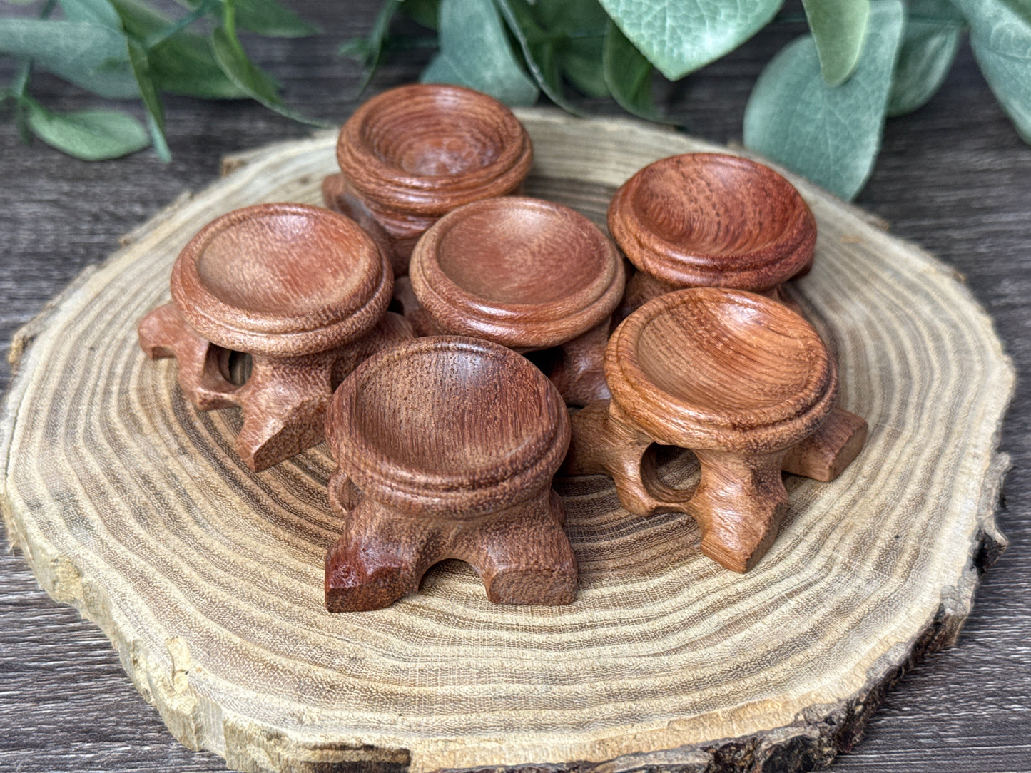 Wooden Sphere Stands