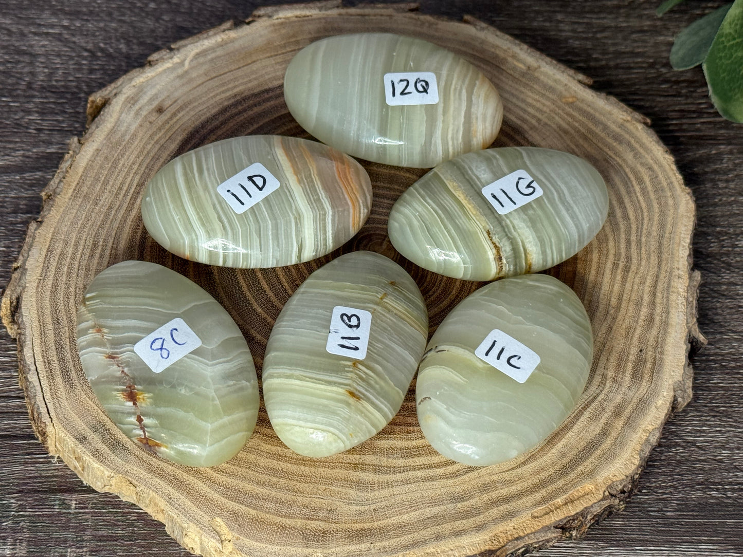 Afghan Jade Palm Stones