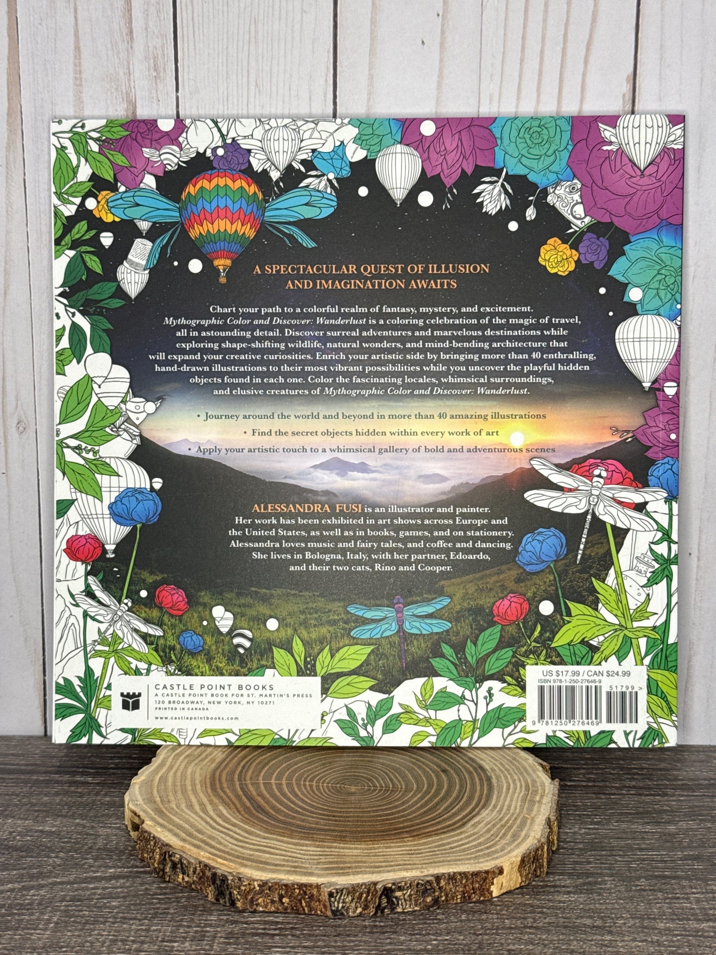 Mythographic Color and Discover Wanderlust An Artist's Coloring Book of exotic adventure hidden objects
