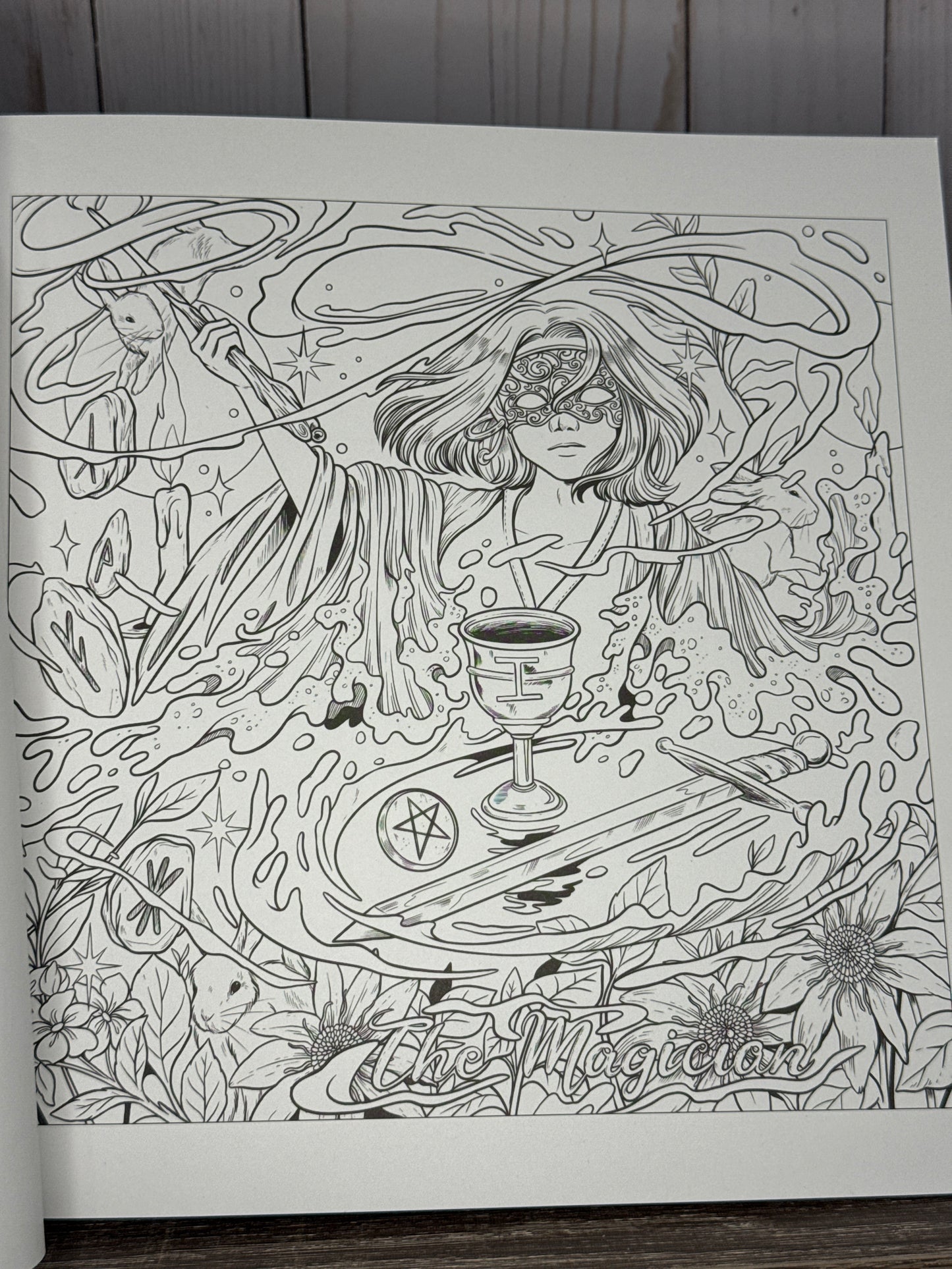 Mythographic Color and Discover Cosmic Spirit An Artist's Coloring Book of Tarot, Astrology, and Mystical Symbols
