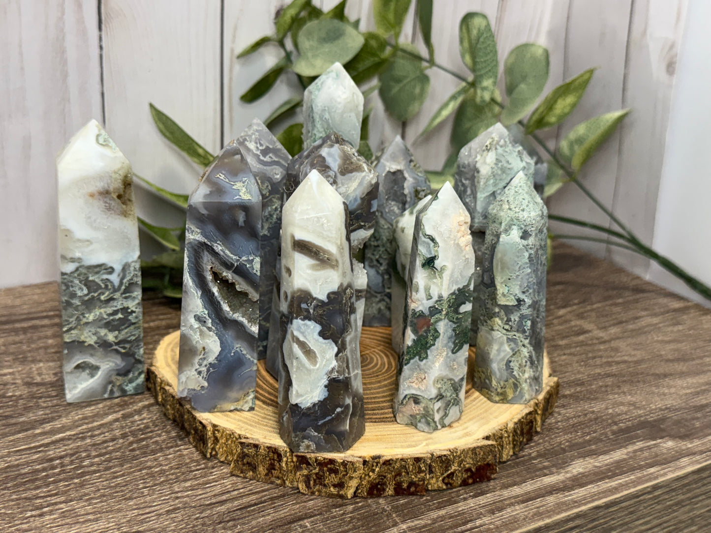 Moss Agate Towers