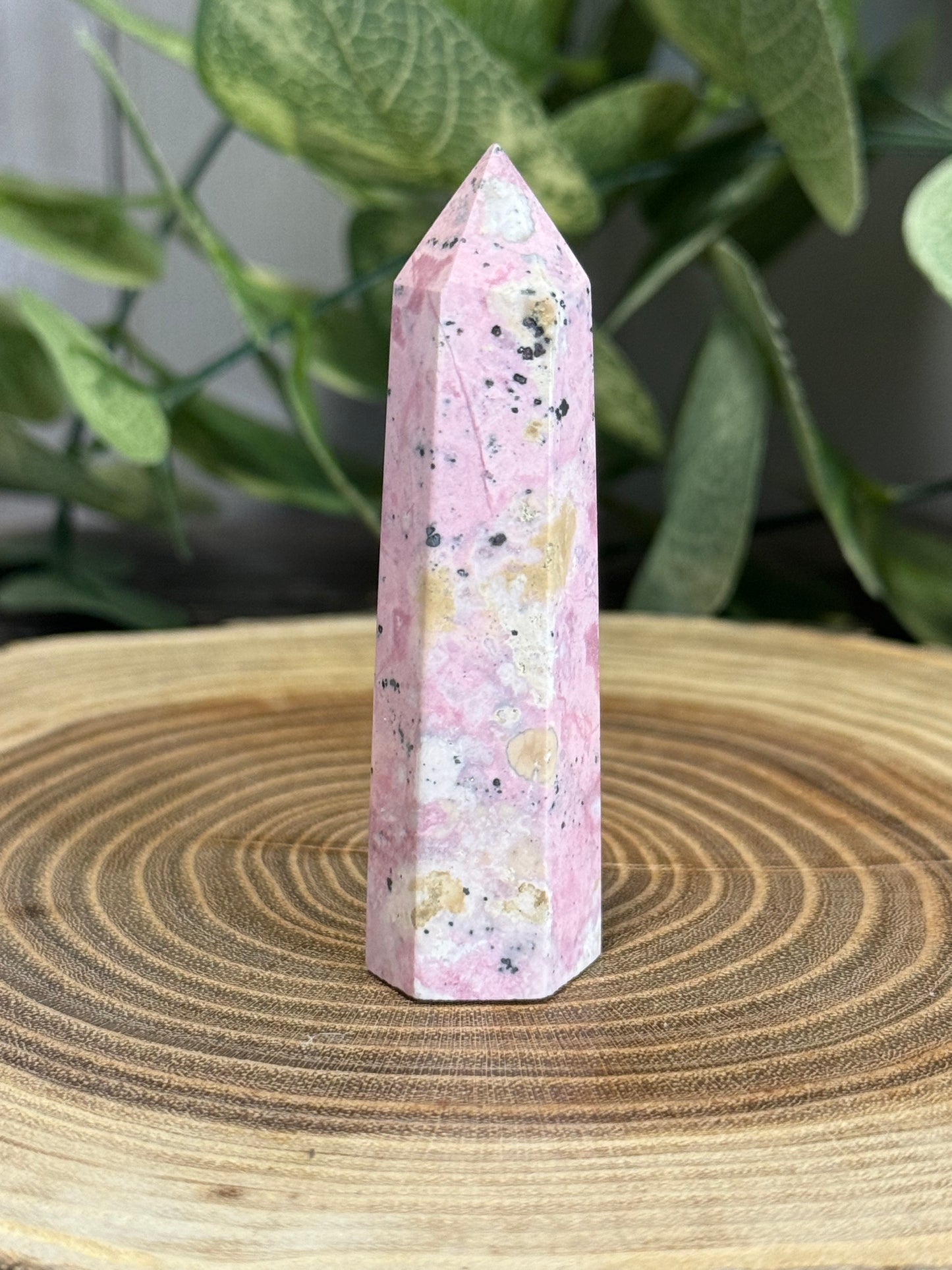 Pink Rhodonite Towers