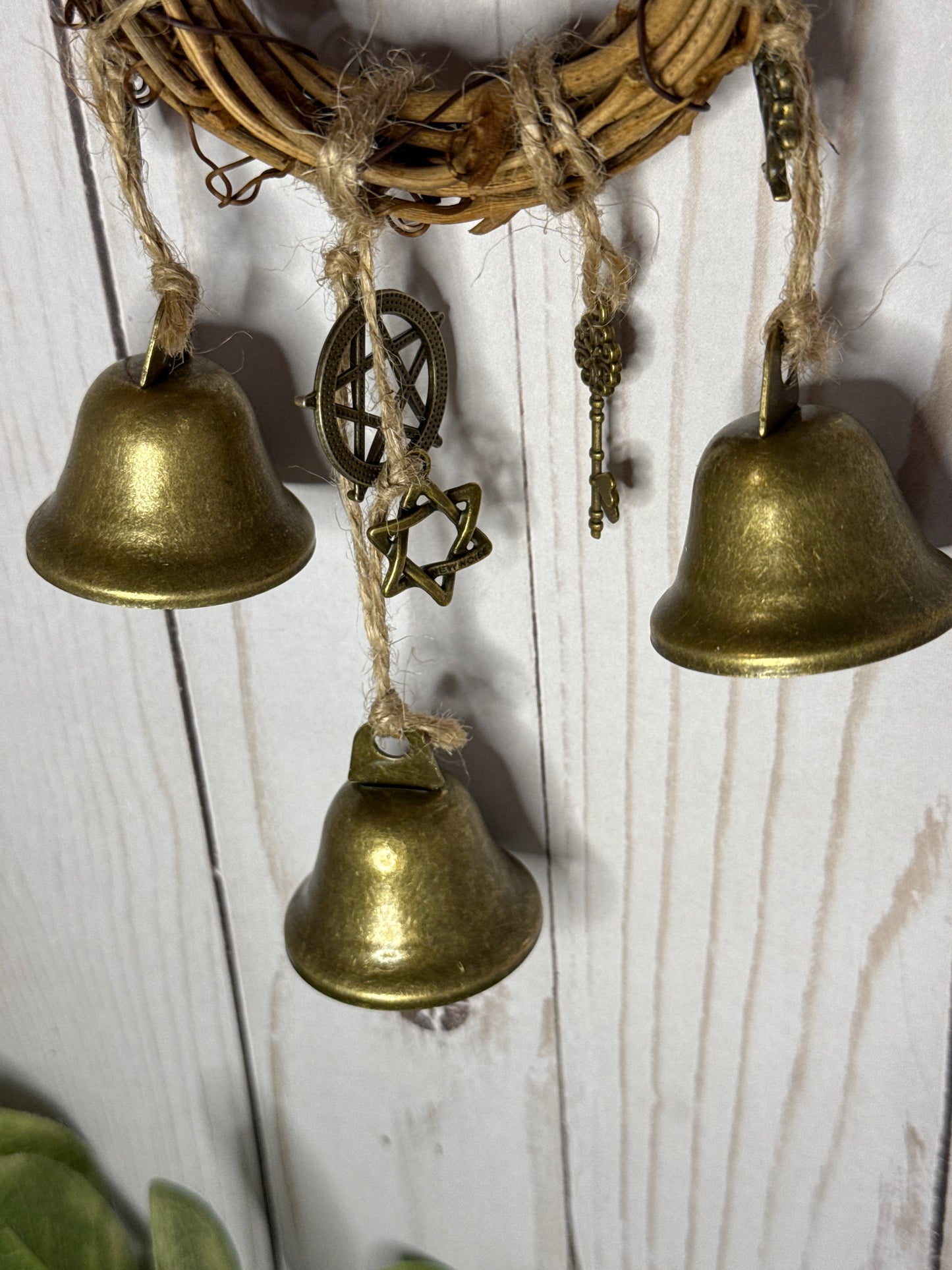 Witch Bells for Home Protection, 3 Bells, and charms