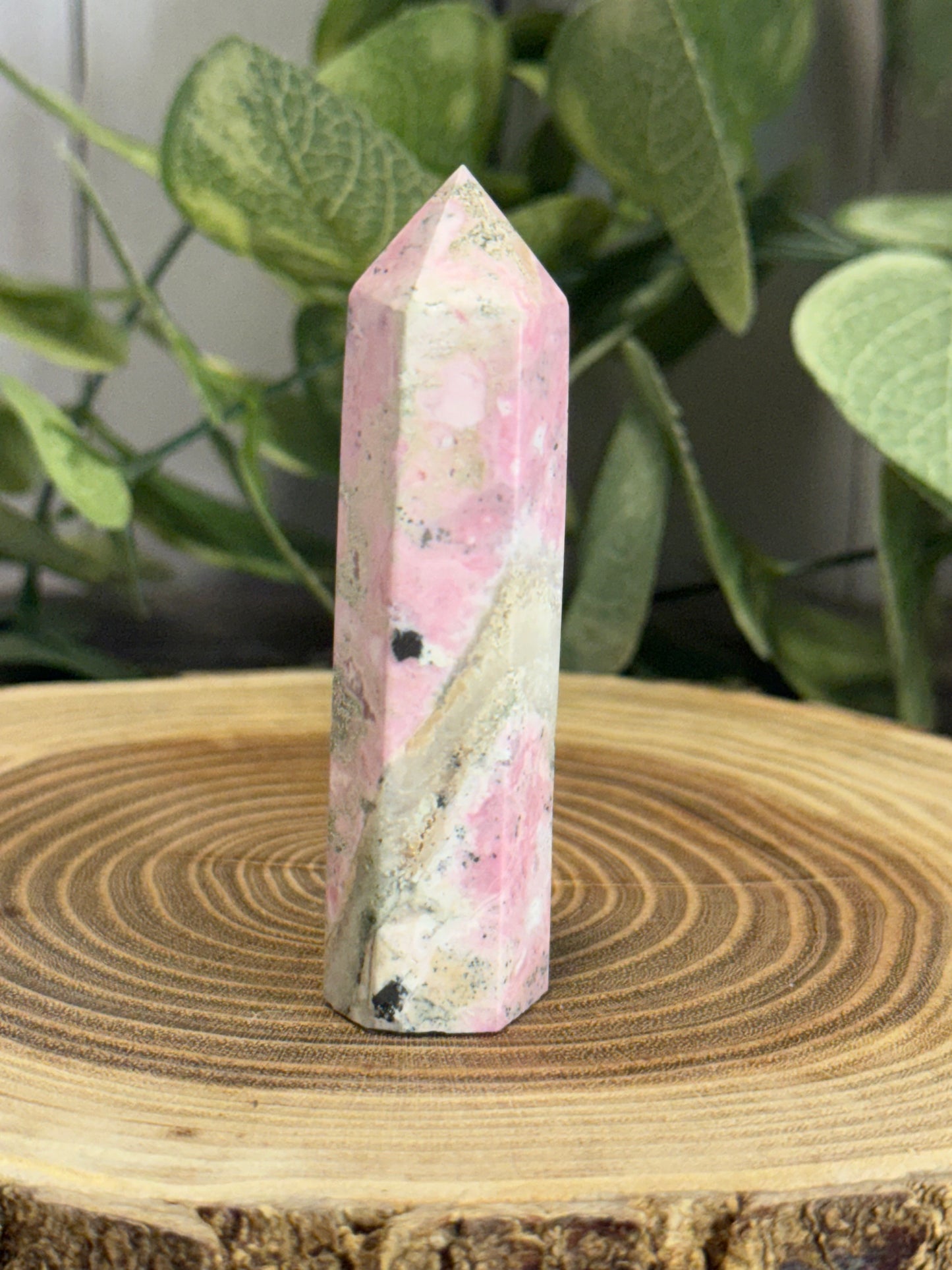 Pink Rhodonite Towers