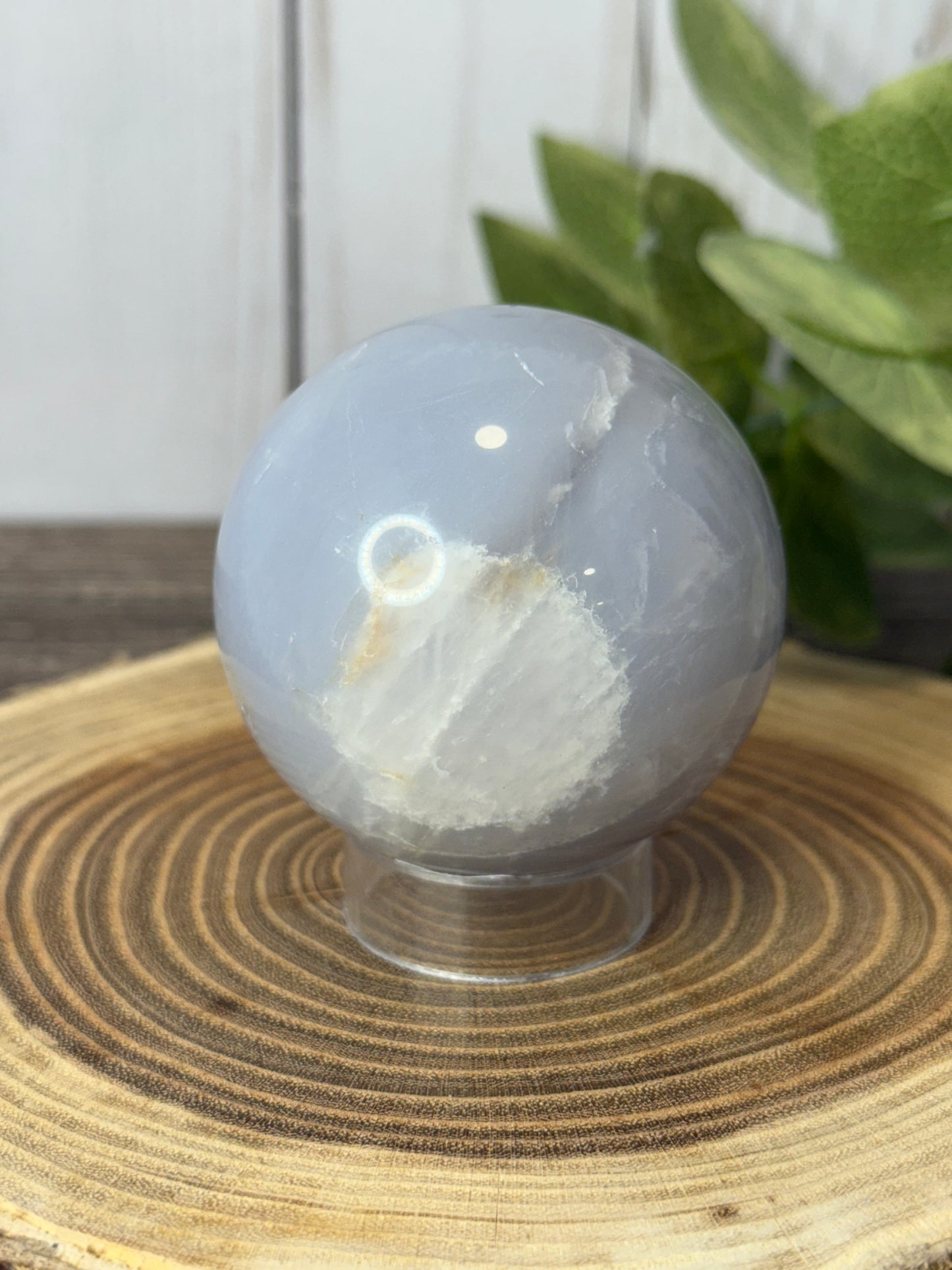 Blue Rose Quartz Sphere