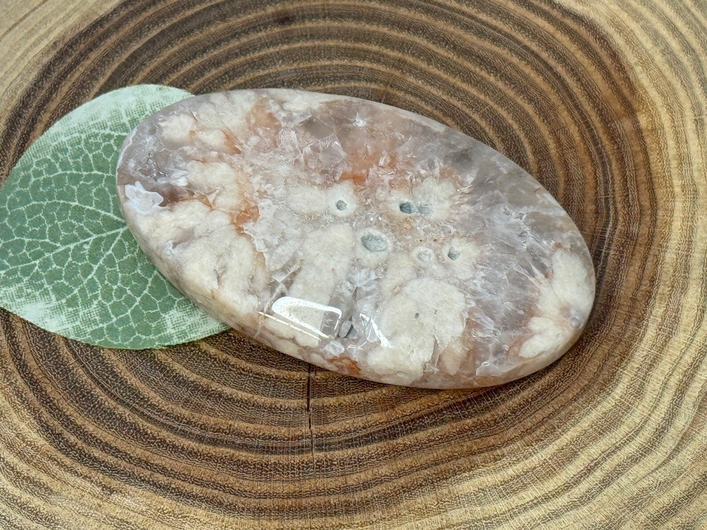 Pink Amethyst Palm Stones