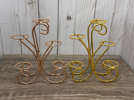 Multi Metal 5 Sphere Decorative Holder
