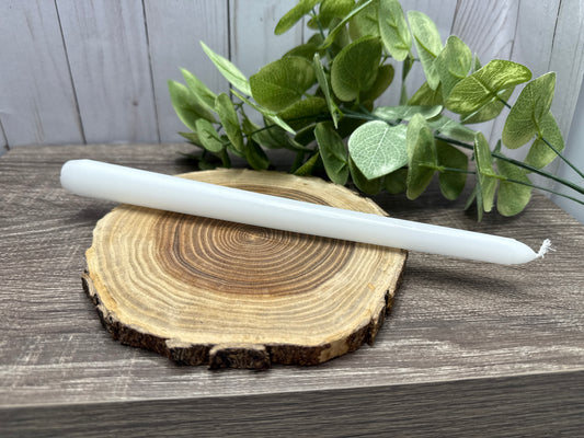 Large Tapered Candles - White