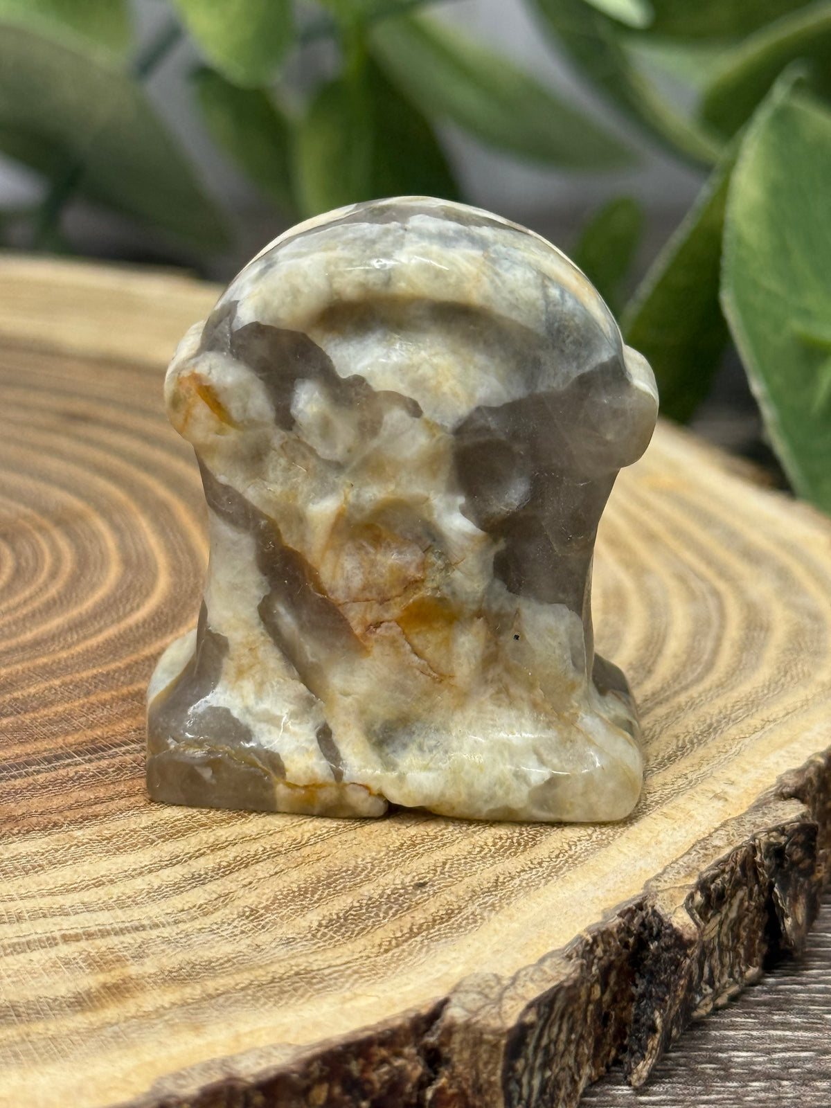 Tombstones / Head Stones with a Skull Engraved - Halloween Carving