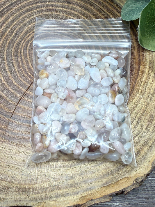 Flower Agate (Small) Crystal Chip Bag