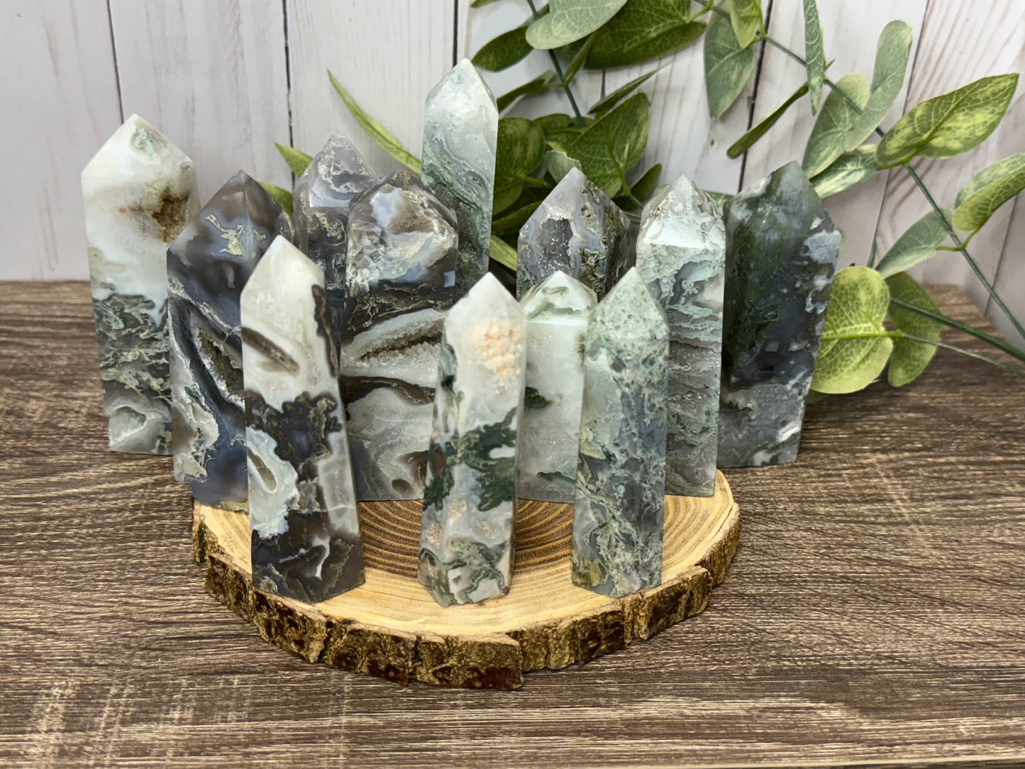 Moss Agate Towers