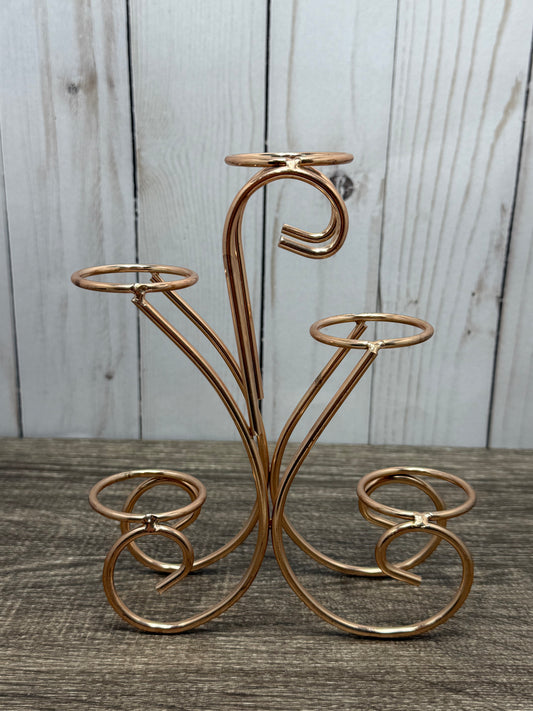 Multi Metal 5 Sphere Decorative Holder