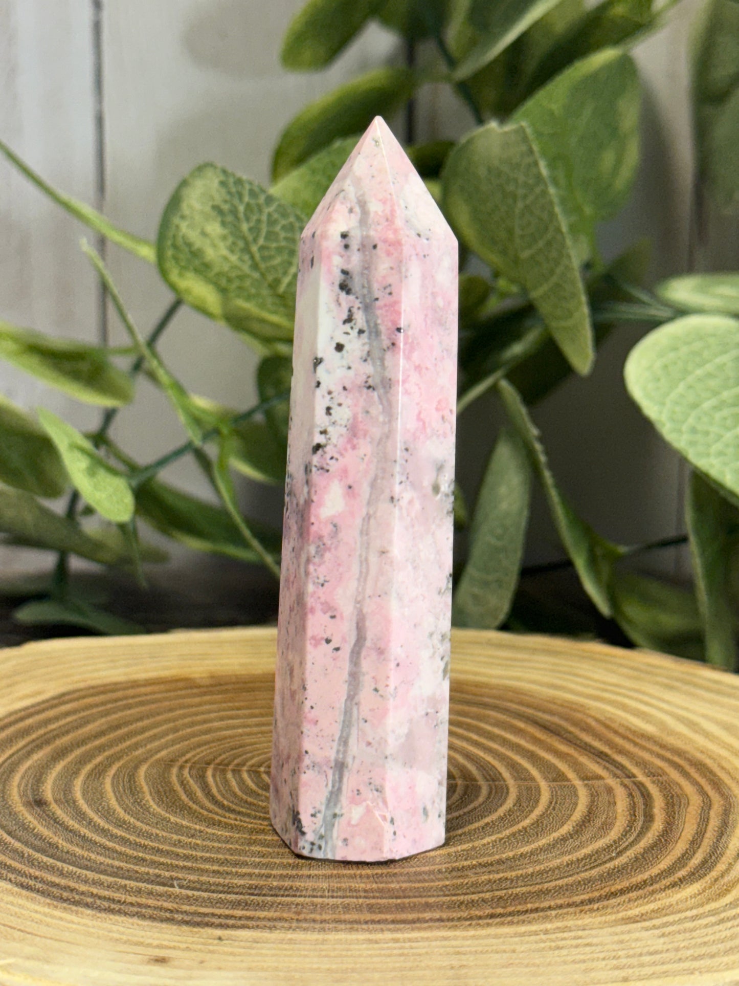 Pink Rhodonite Towers