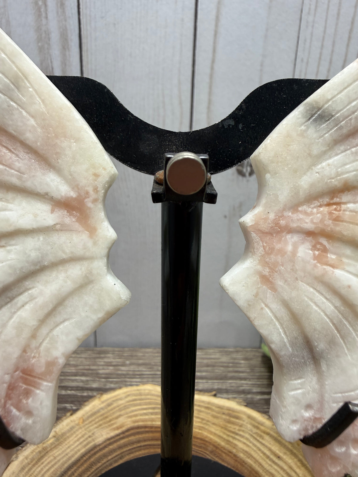 Large Butterfly Wings on Stand - Pink Opal (Discounted)