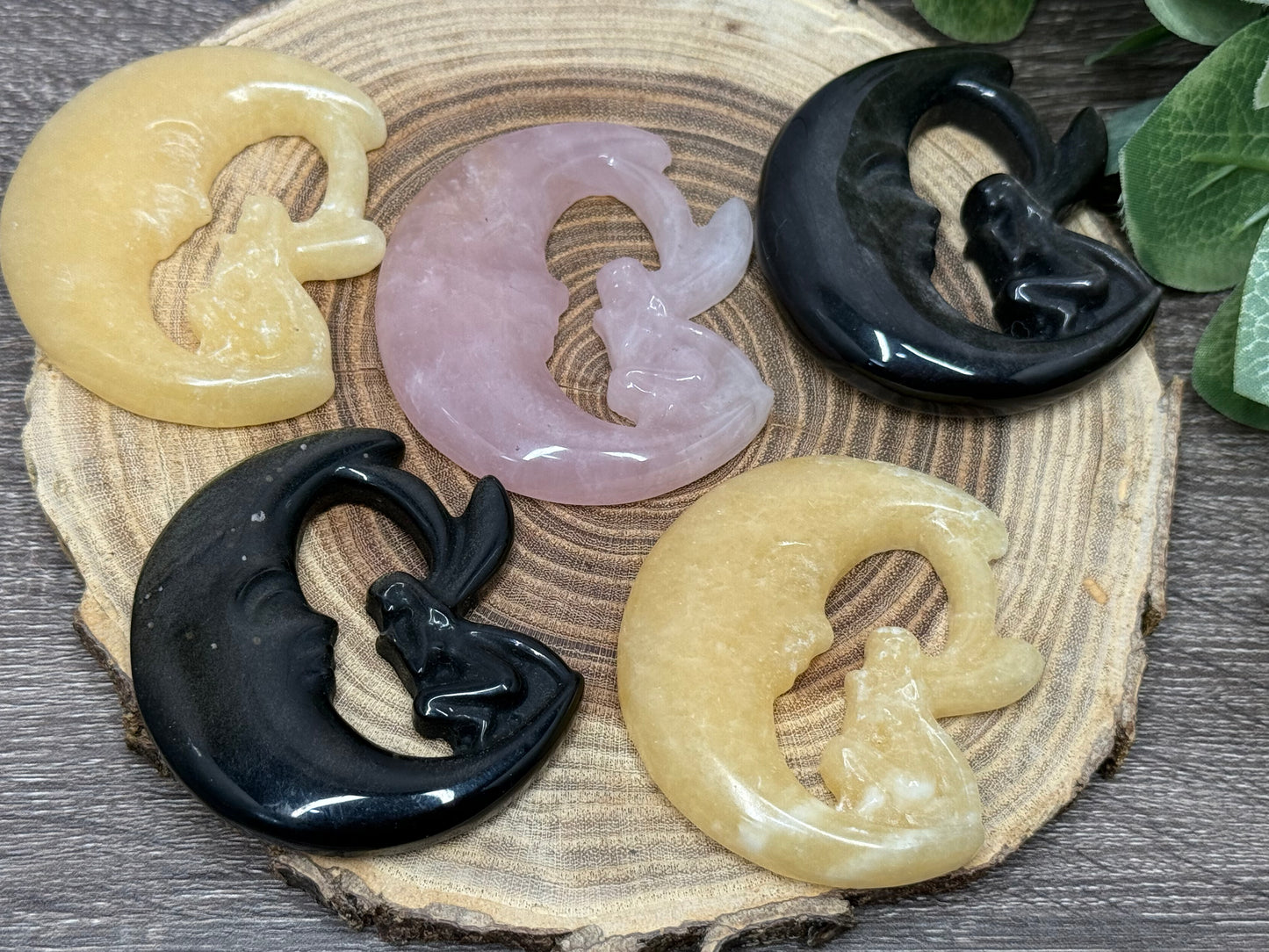Fairy and Moon Carvings