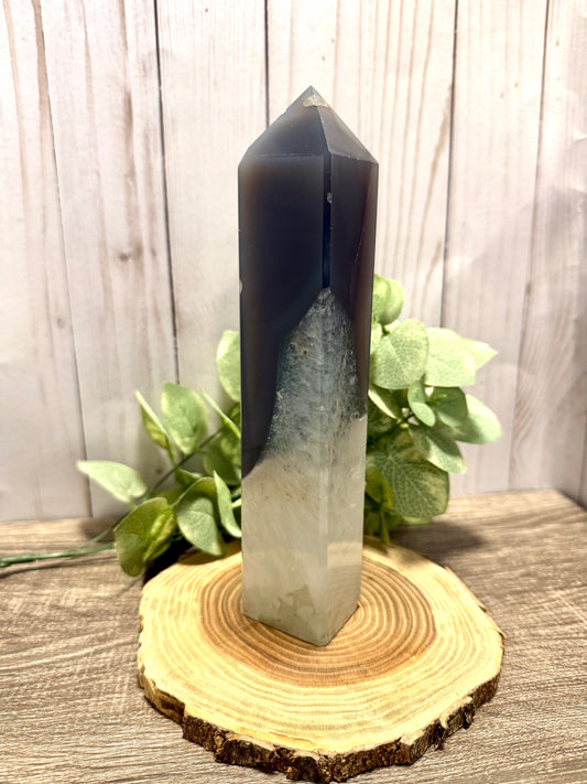 Druzy Agate Tower - Large